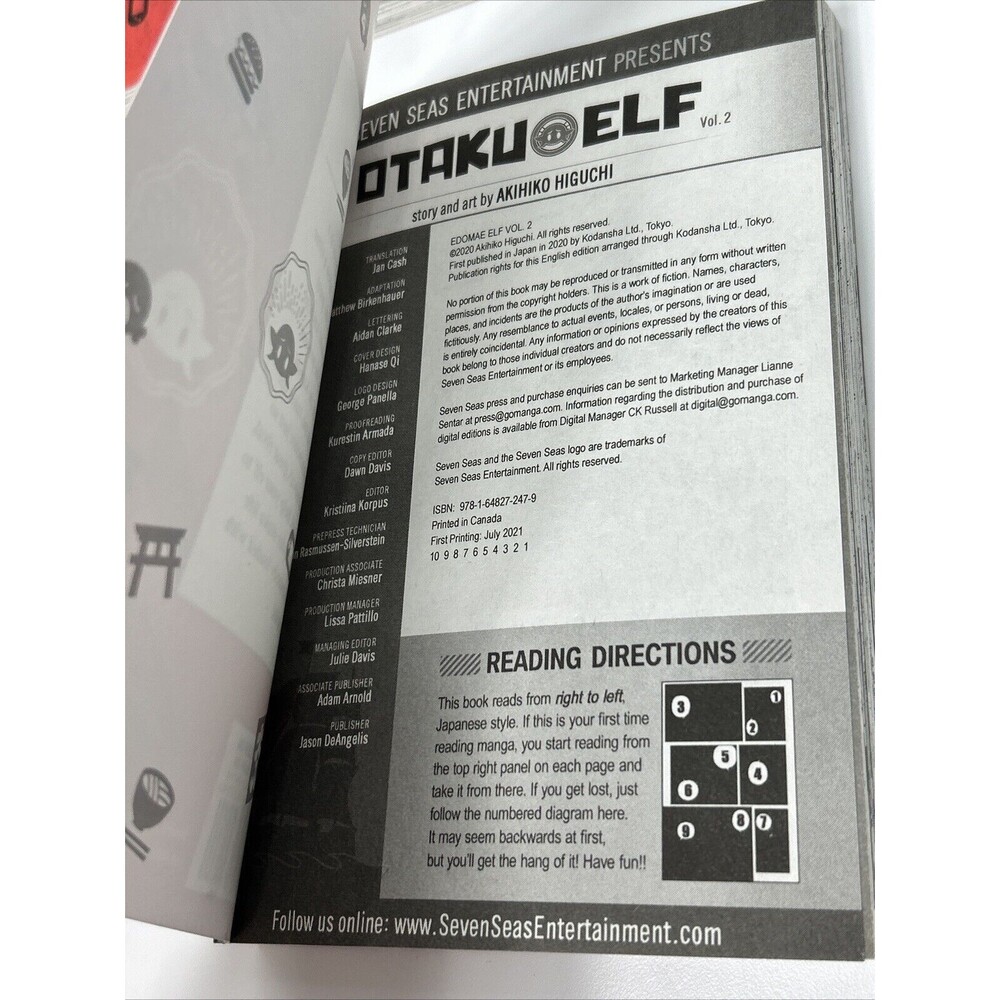 Otaku Elf Volume 1 & 2 English Manga Graphic Novel Paperback By Higuchi Akihiko - Picture 5 of 6